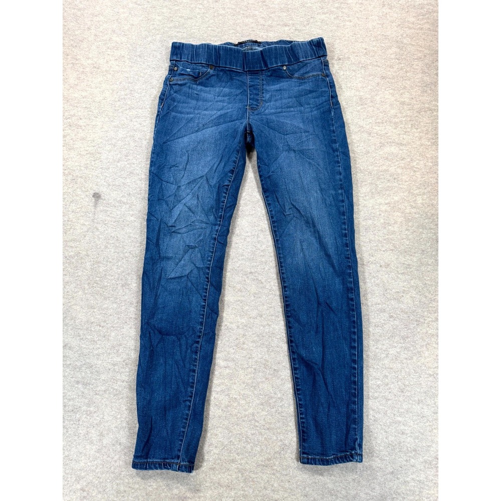 Liverpool Pull On Legging Jeans Womens 12 Blue Denim LM2021C2 Stretch Slim Fit